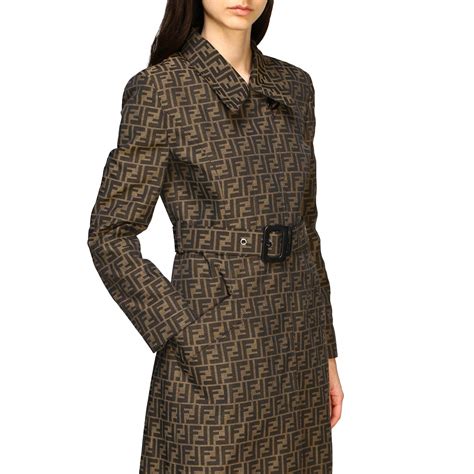 fendi trenchcoat|Women's Designer Coats & Outerwear .